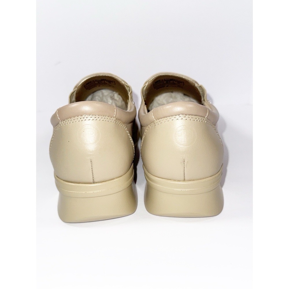 Pedors Shoes Slip On Comfort Walking 201 Beige Leather Orthopedic Cushion 8.5 - Picture 9 of 16
